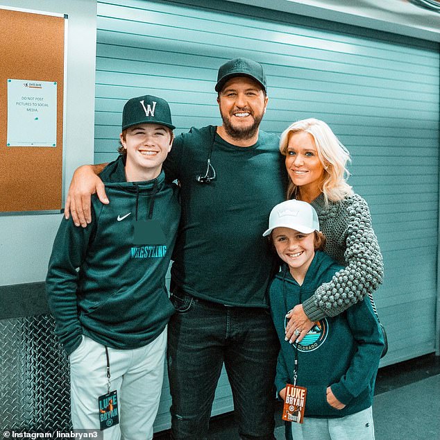 The Closing Time in California singer and Caroline are the proud parents of their 16-year-old son, Thomas Boyer, aka 'Bo' Bryan, their 14-year-old son, Tatum 'Tate' Christopher Bryan (pictured in 2022), and also raising their 22-year-old orphaned nephew, Tilden.