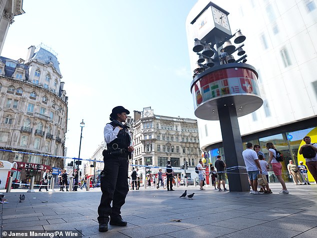 Two women and a child were treated at the scene by London Ambulance Service paramedics.