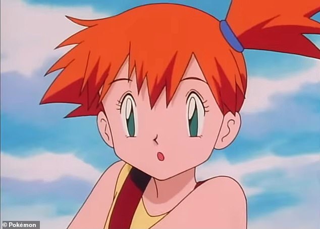 Lillis played Misty (pictured), who sported a short orange ponytail and traveled with Ash while specializing in Water-type Pokémon.