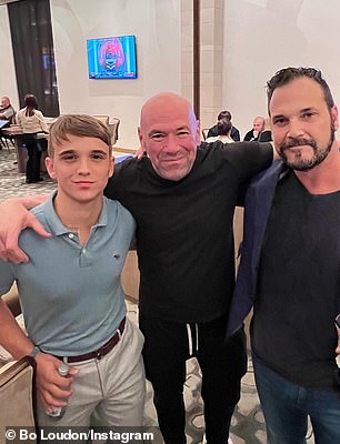 Bo with UFC mogul Dana White