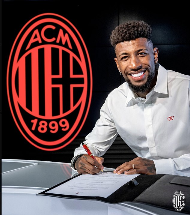 Royal has signed a four-year contract with AC Milan that includes the option of a further year