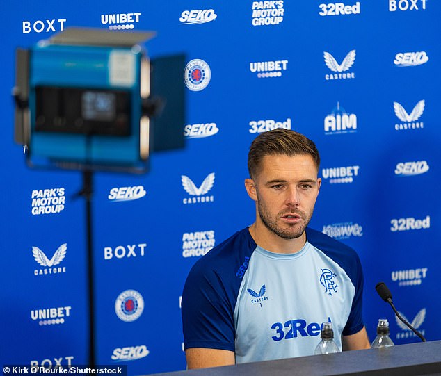 Butland speaks to reporters ahead of vital clash with Dynamo Kyiv at Hampden