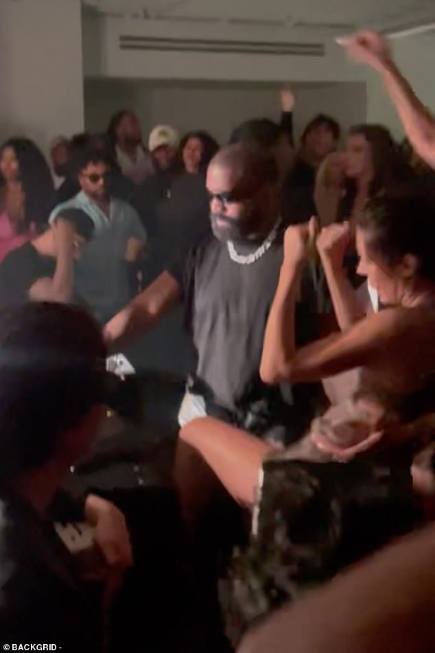 The energy in the room changed once Kanye pressed play on the song Field Trip, a track from his album Vultures 2.