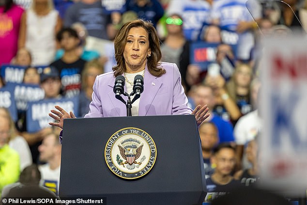 Vice President Kamala Harris at the University of Nevada on Saturday as she unveiled her policy proposal, drawing the ire of Trump.