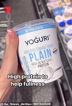 You can also combine some frozen berries, which are rich in fiber and antioxidants, with Yoguri's high-protein Greek-style yogurt.