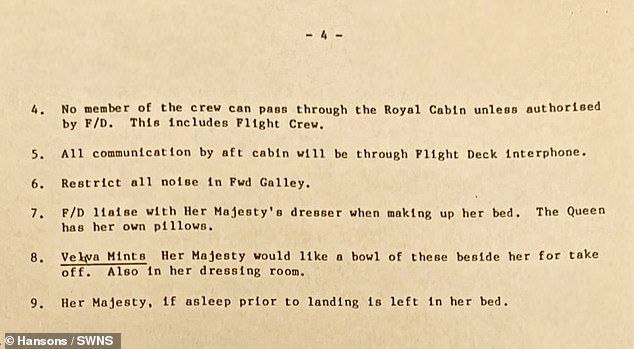 Flight attendants working on board were given a very specific set of instructions on how to treat the royal couple.