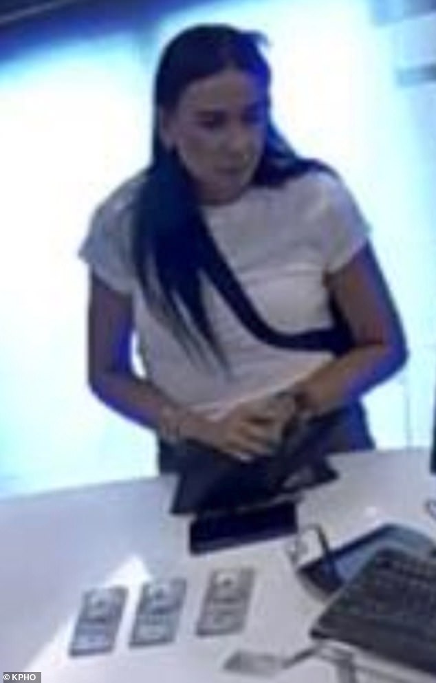 Gonzalez was captured on surveillance footage depositing the stolen funds into her personal bank accounts.