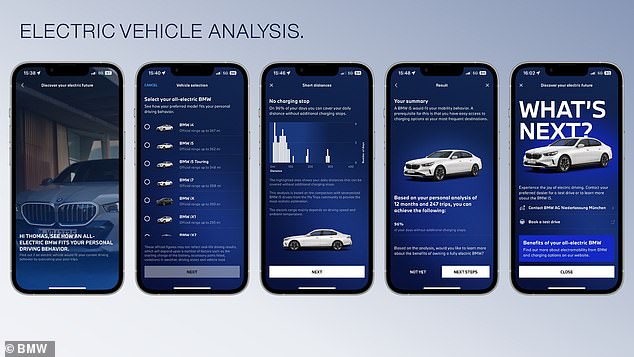 The EV analytics feature will monitor 200 trips taken by owners and then crunch the numbers on how many of these trips could have been completed using the EV alternative without needing to stop to charge.