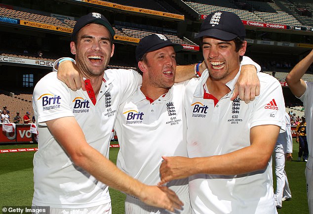 Anderson was part of the England squad when they won the Ashes in Australia in 2010-11.