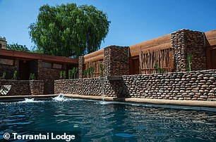 Pictured is Terrantai Lodge, a boutique hotel in the centre of San Pedro (the main town in Atacama).