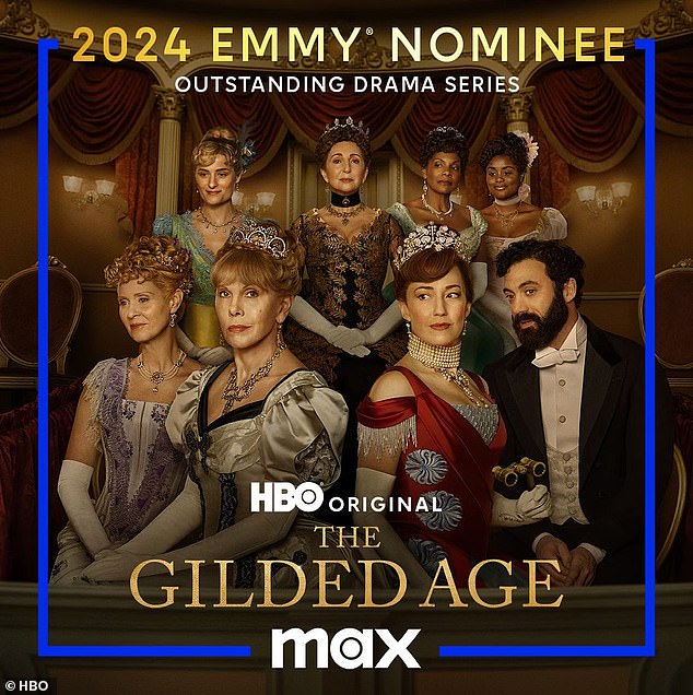 The Gilded Age also received a nomination for outstanding drama series, costumes and production design, while Christine Baranski, who plays Agnes van Rhijn, is nominated for outstanding supporting actress in a drama series when the 76th Primetime Emmy Awards air Sept. 15 on ABC.