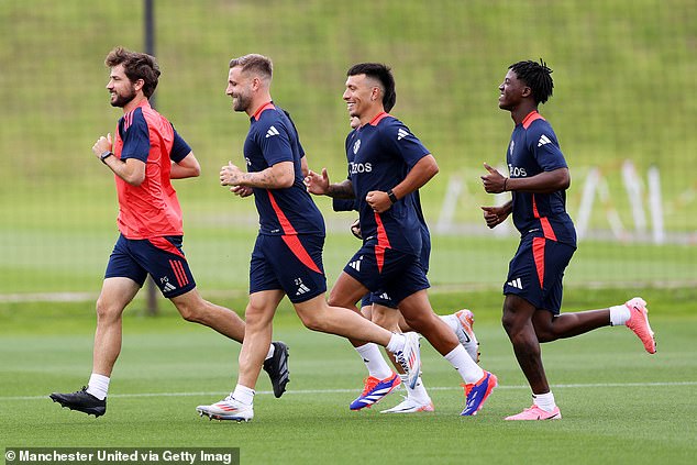 Shaw suffered a calf injury during pre-season with United after returning from England duty.