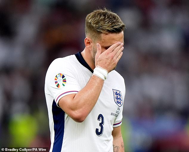 Shaw only started one game for England at Euro 2024, which was the final of the competition.