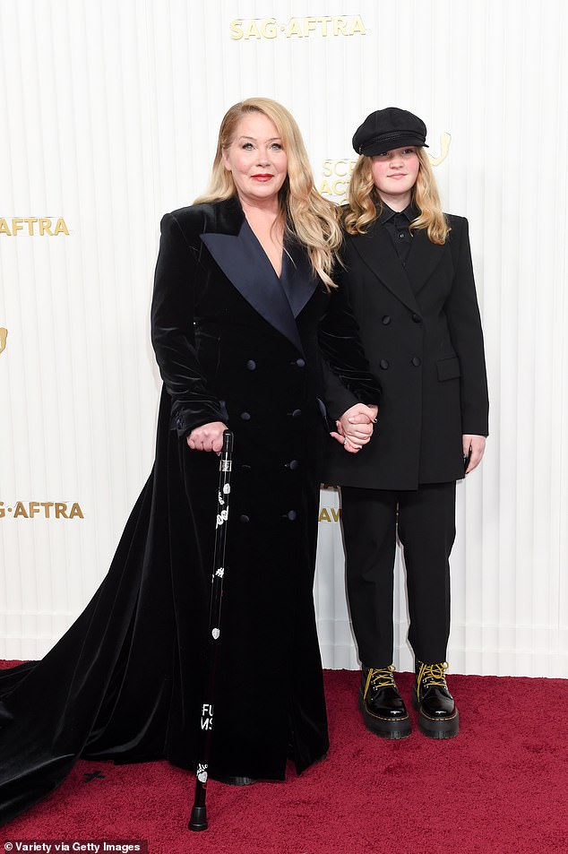 Over the years, Applegate's daughter Sadie has accompanied her mother to several star-studded events, including the 2023 Screen Actors Guild Awards and the 2024 Emmy Awards.