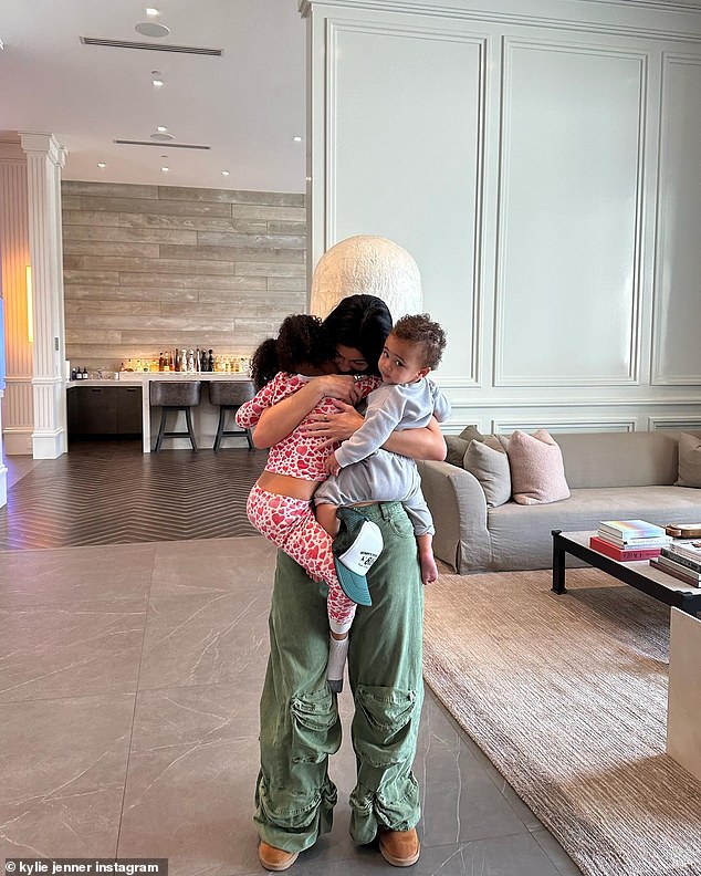 Although she is more than happy with her final choice on what to name her youngest child, the reality star joked that her daughter, Stormi, 