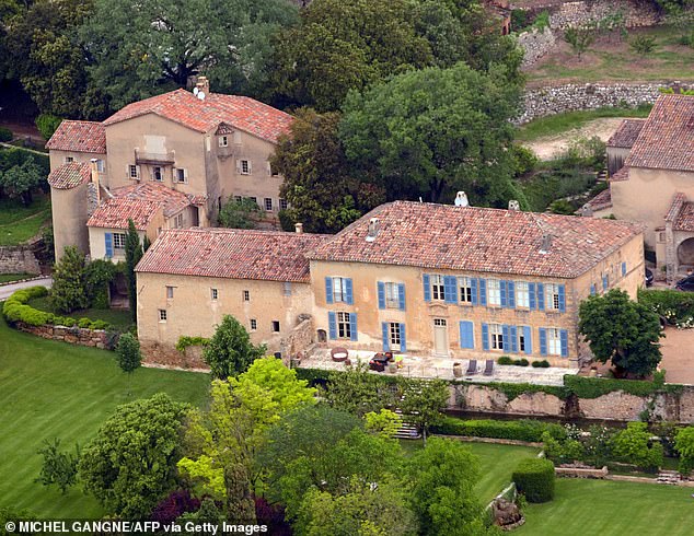 Ironically, August 23 would have marked Brad and Angelina's 10th wedding anniversary had they not filed for divorce in 2016, just two years after tying the knot at the 35-room estate that features a chapel, moat, ancient aqueducts, pond and fountains (file photo from 2008)