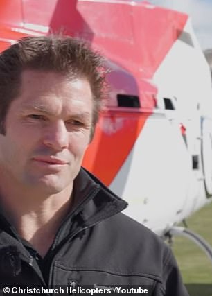 Rugby legend Richie McCaw is one of the pilots at Christchurch Helicopters, where Blake Wilson trained.