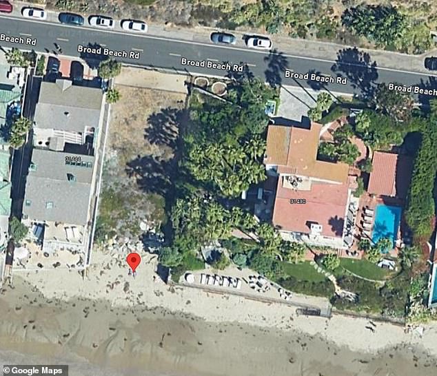 Kohberg bought his oceanfront home at 31444 (left) for $14.2 million in 2021 and moved next door to Attanasio, who bought his at 31430 (right) for $23 million in 2007.