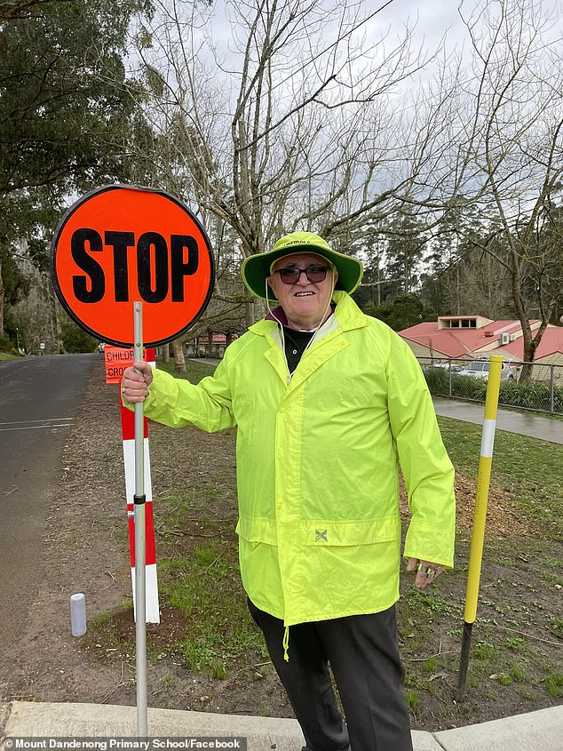 Angry parents criticised the council's response and rallied behind Mr Goulden (pictured) so he could continue greeting students.