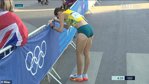 Sinead Diver was forced to withdraw from the Olympic marathon after just 1.2km