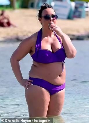 At the height of her fame in 2009, Chanelle weighed 47 kilos, barely ate and took laxatives to try to achieve a 