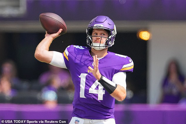 Sam Darnold will be the Vikings' starter for the new season, which begins in September.