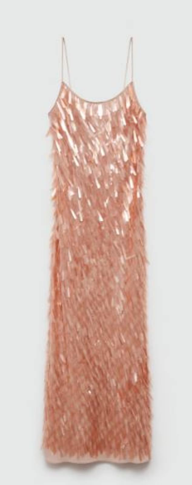 Sequin disco dress, £350, mango.com