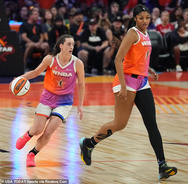 Clark and Reese played together in the recent WNBA All-Star Game.