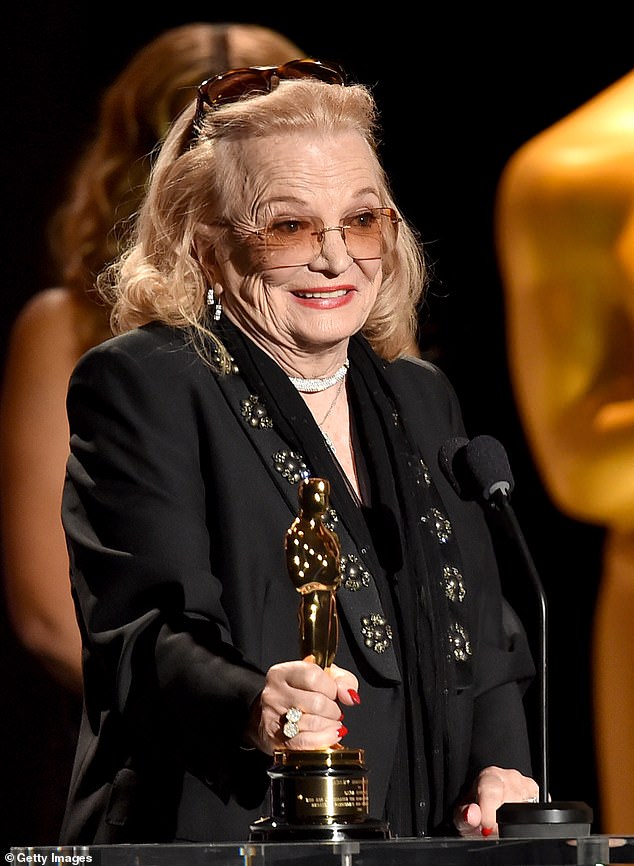 The two-time Golden Globe winner passed away at her home in Indian Wells, California, on Wednesday afternoon, TMZ reports; seen in 2015