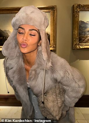 Kim was compared to Bianca last January as she too embraced the fluffy hat trend.