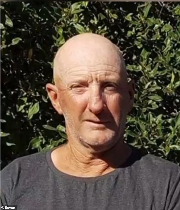 David Neave, 65 (pictured), was also part of the Kangaroo Island football community and played for 40 seasons.