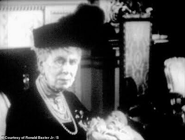 Ronald said he is not sure how much the film could be worth, but hopes to sell it to the highest bidder (pictured: The Queen Mother with baby Charles).