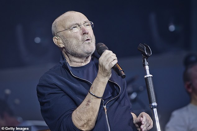 Genesis frontman Collins (pictured in 2019) has five children, with Matthew being the youngest.