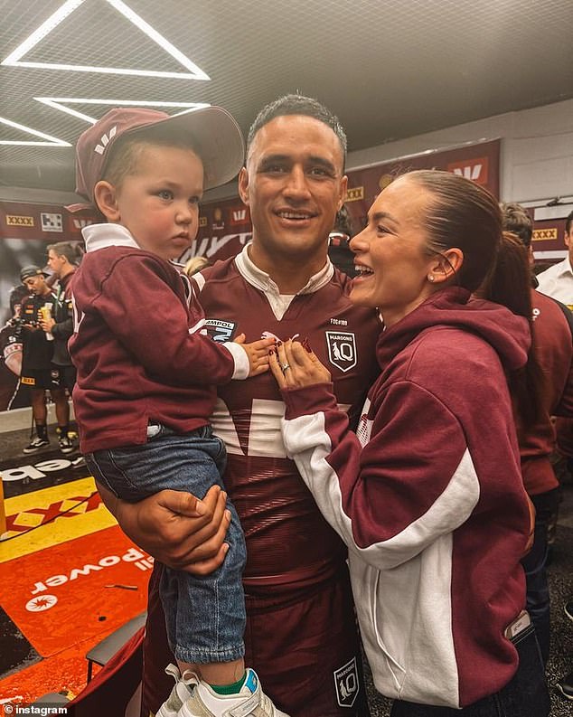 The 29-year-old NRL star and his fitness trainer wife already share son Billy, two, and have confirmed they will welcome another baby in March 2025.