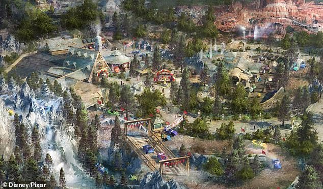 The new Carsland will feature two dazzling attractions. One of them 