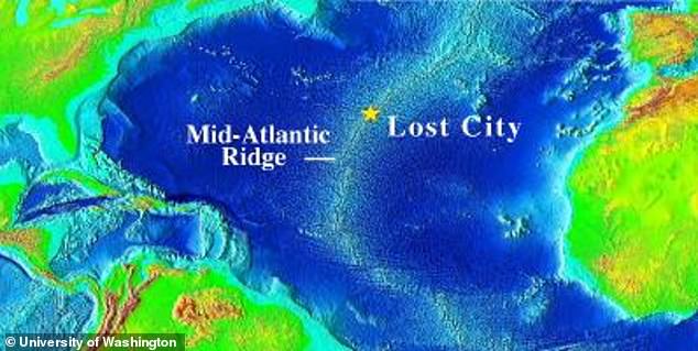 The researchers drilled their core near the “Lost City,” a system of hydrothermal vents located along the Mid-Atlantic Ridge.