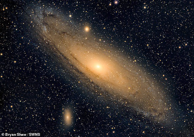 The Andromeda Galaxy is approximately 2.5 million light-years from Earth and is the closest large galaxy to our Milky Way galaxy.