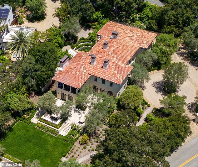 The couple purchased the 6,000-square-foot mansion (pictured) in May 2023. The property was described as 