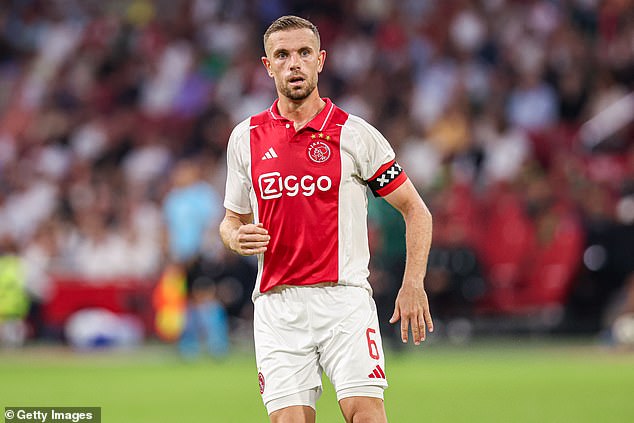 Jordan Henderson scored his goal in the penalty shoot-out and Ajax advanced from the qualifying round.