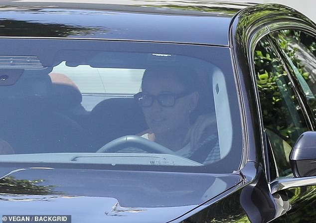 Garner left home in his elegant BMW.