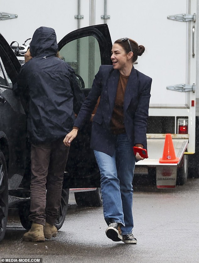 Kate appeared to be in good spirits outside a house where she was working on her latest project, a new factual series titled The Role of a Lifetime.