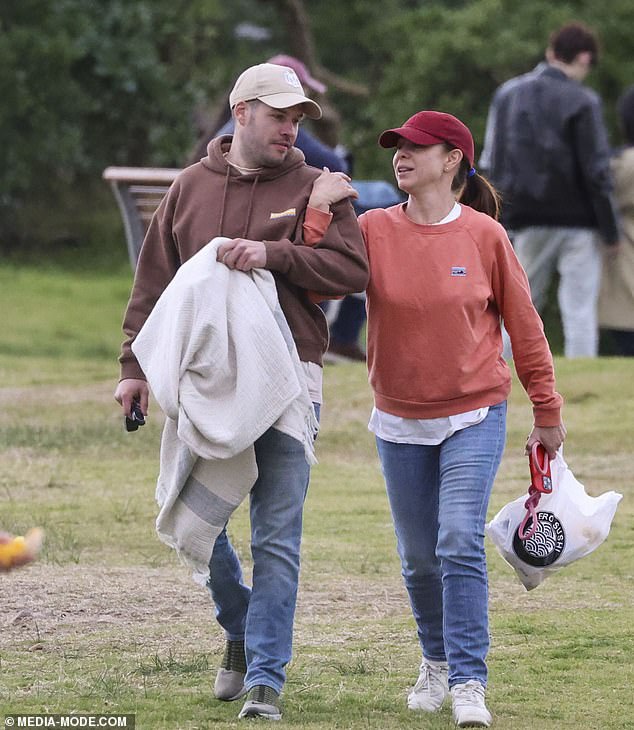 The radio presenter, 46, is currently dating financial adviser Will Skelton, 30, after they met at the Nova FM Singles Ball at Taronga Zoo in May. Pictured together in July