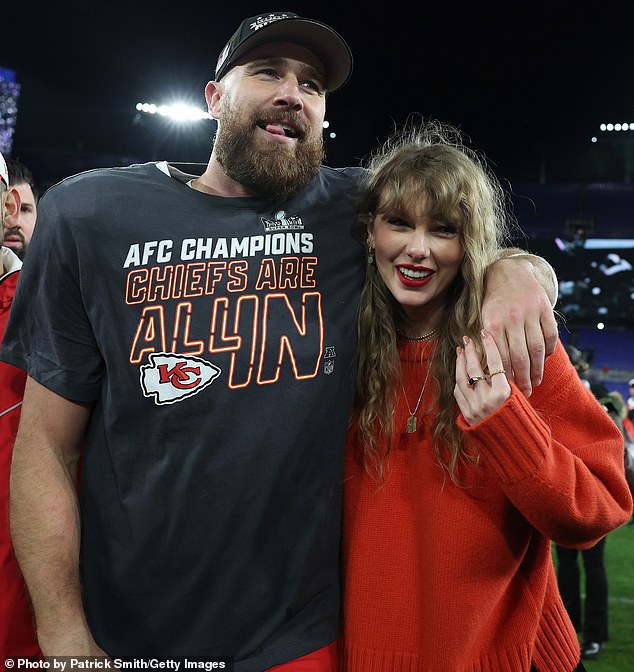 Vultures 2, which is a duet project with Ty Dolla $ign, includes a song in which Kanye pokes fun at Taylor's romance with NFL star Travis Kelce.