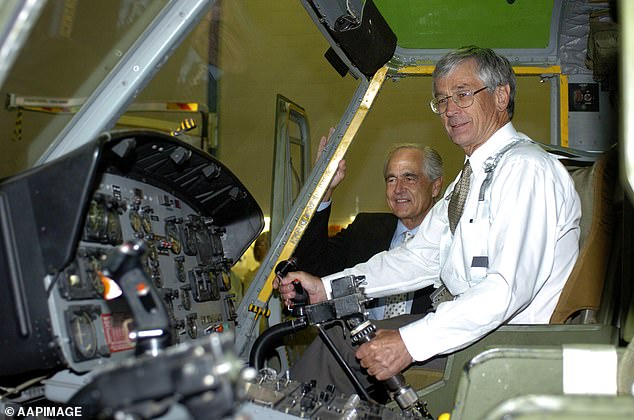 The helicopter is Dick Smith's preferred mode of transportation when there's no time to waste.