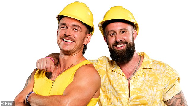 The 34-year-old Melbourne-based plumber has made quite an impression after joining the hit renovation competition alongside his best friend Haydn Wise on the Yellow Team.