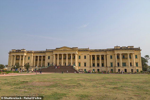 Nicholas visited the Hazarduari Palace (pictured above), which resembles Buckingham Palace and is located in Murshidabad and was built by Colonel Duncan MacLeod in the 1830s.