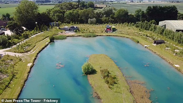 RAF Wainfleet, seen here, is home not only to the Royal Navy helicopter, but also an army ambulance with combine harvester, a fire engine and more, all available for overnight stays.