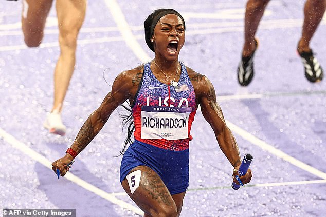 Sha'Carri Richardson raced for gold after missing Tokyo Olympics due to drug test