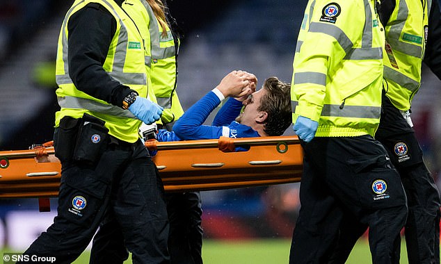 A terrible night went from bad to worse when full-back Yilmaz was carried off on a stretcher.