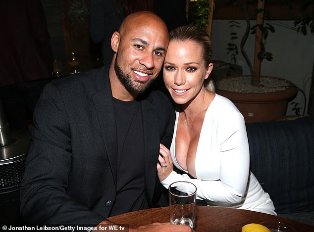 The blonde beauty shares her children with her ex-husband, former professional football wide receiver Hank Baskett, pictured here in 2016.